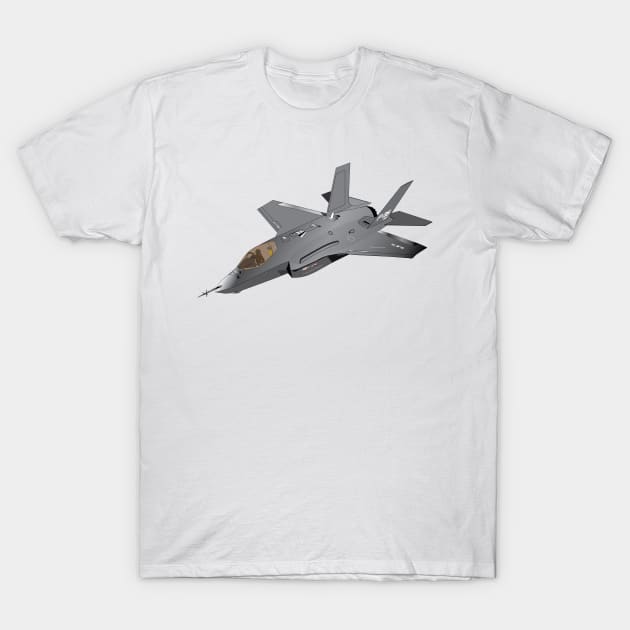 Fighter plane T-Shirt by GilbertoMS